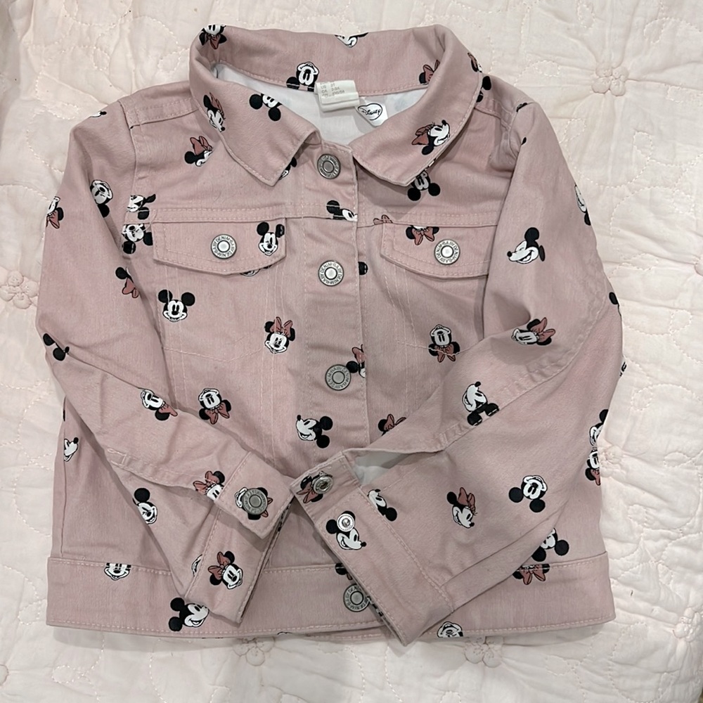Pink Minnie Mouse Overshirt/Jacket